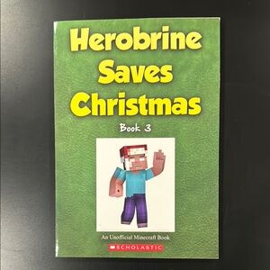 Herobrine’s Wacky Adventures #3: Herobrine Saves Christmas - Paperback Novel